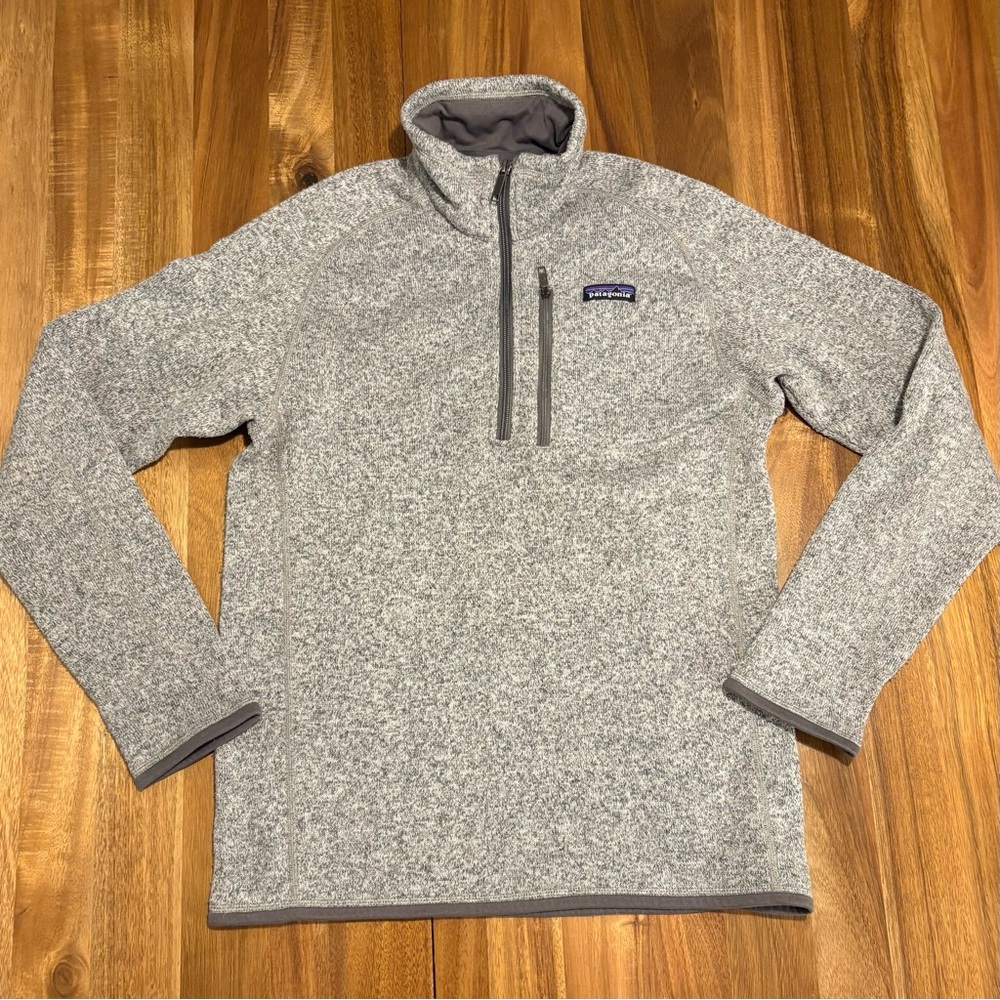 PATAGONIA M's Better Sweater 1/4-Zip in Stonewash